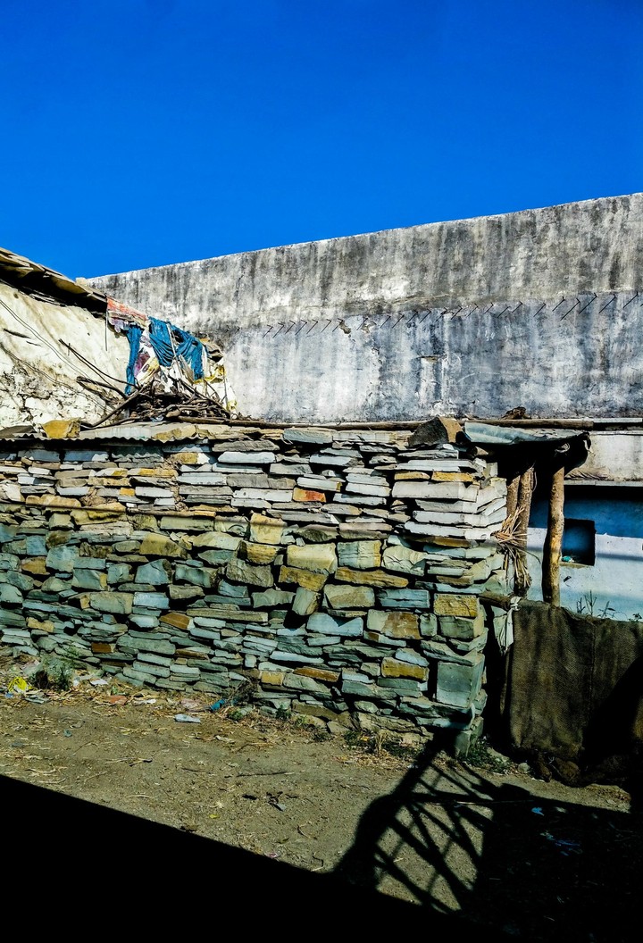 old village wall