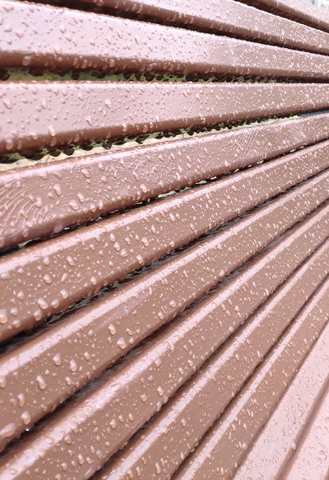 It is rainy