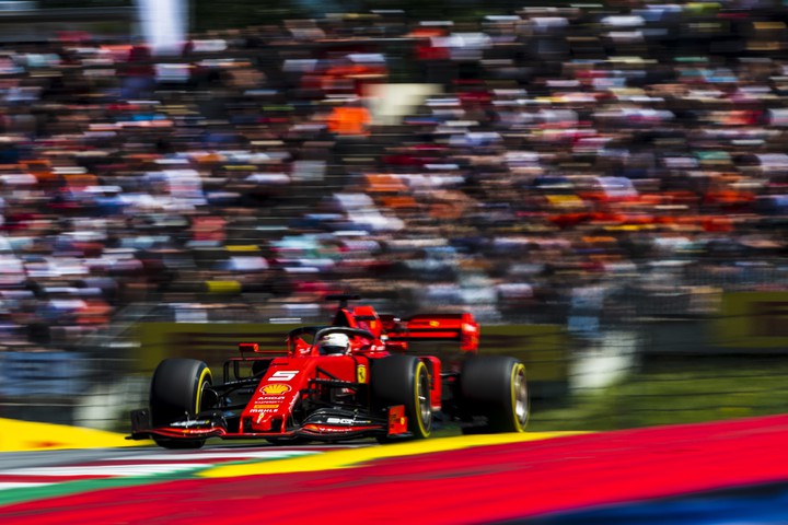F1 Spielberg 2019: Sebastian Vettel, Ferrari