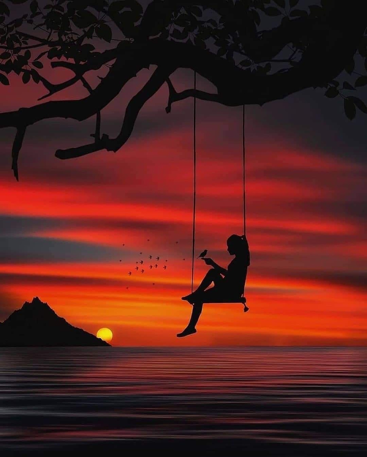 Watching The Sunset