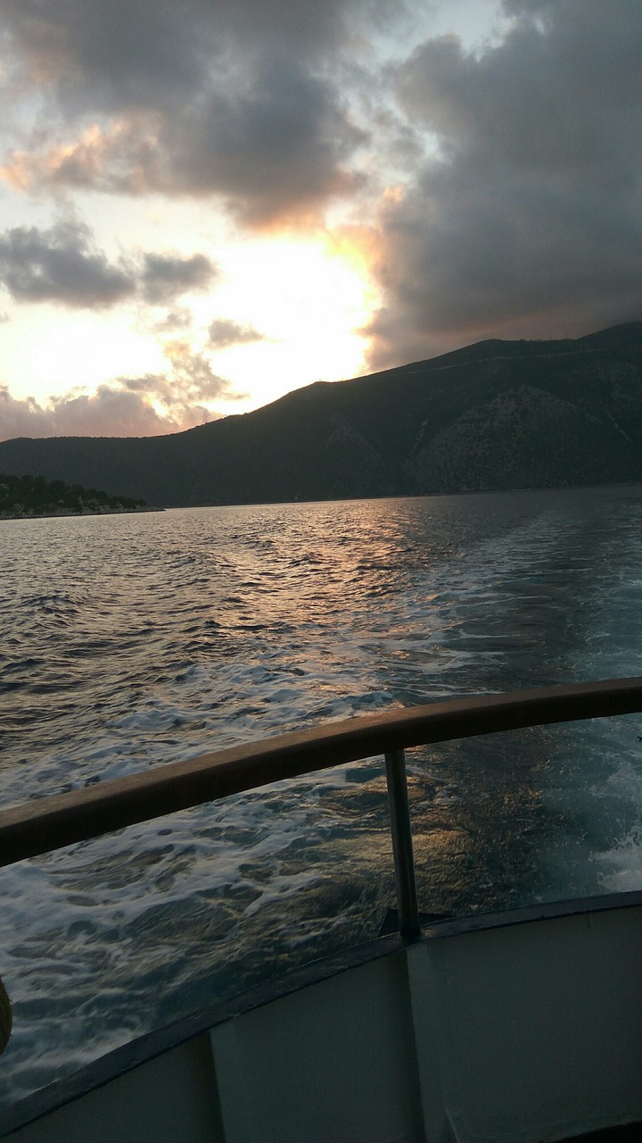 sunset in Ithaca