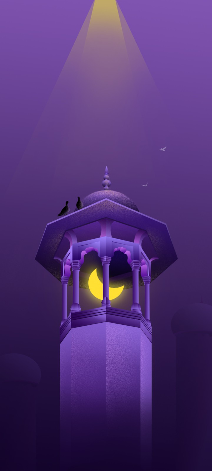 Moon and the Lighthouse