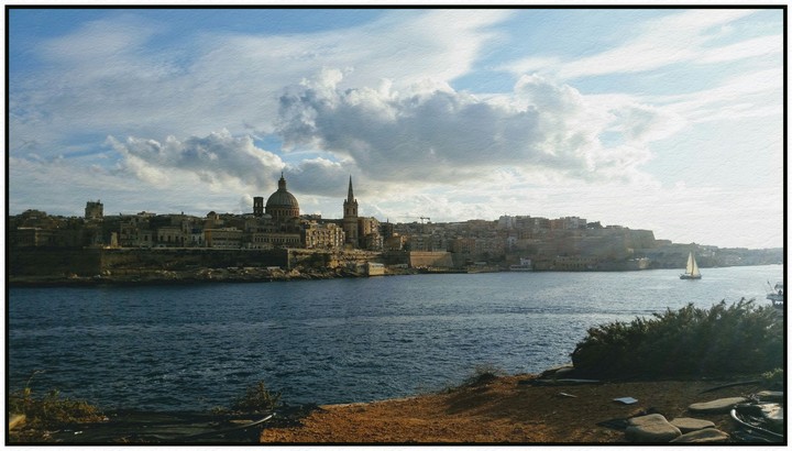 View from Sliema Malta