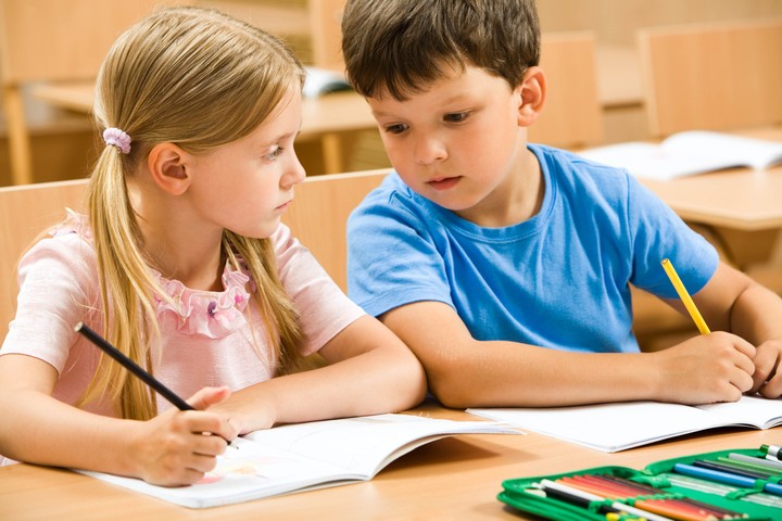 Boy Girl Cheating Students