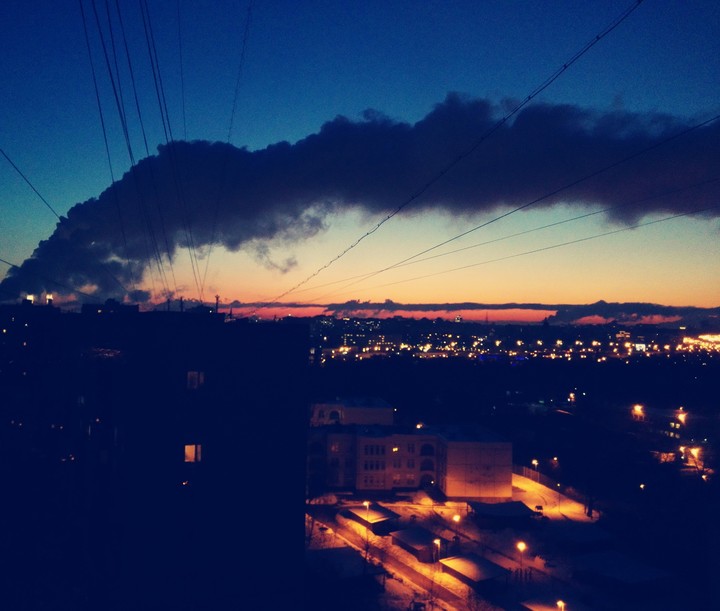 небо
