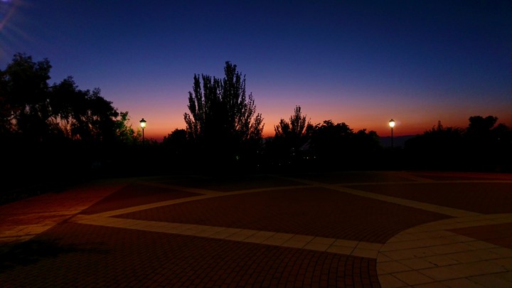 Ermita de Dilar al atardecer