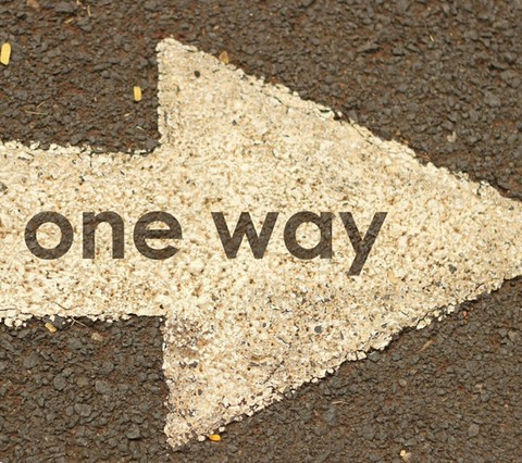 one way