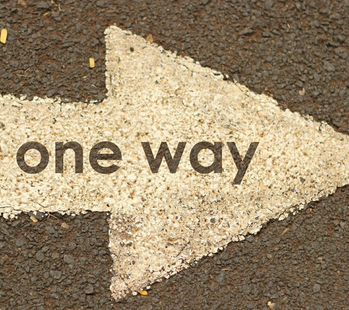 one way