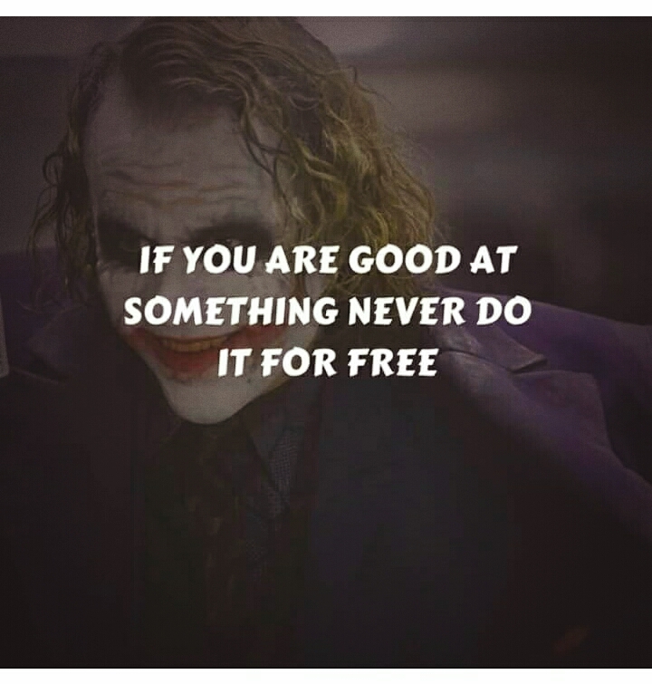 Joker quote.