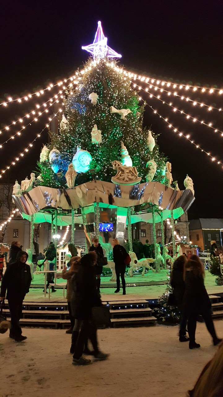 Christmas tree in Lithuania
