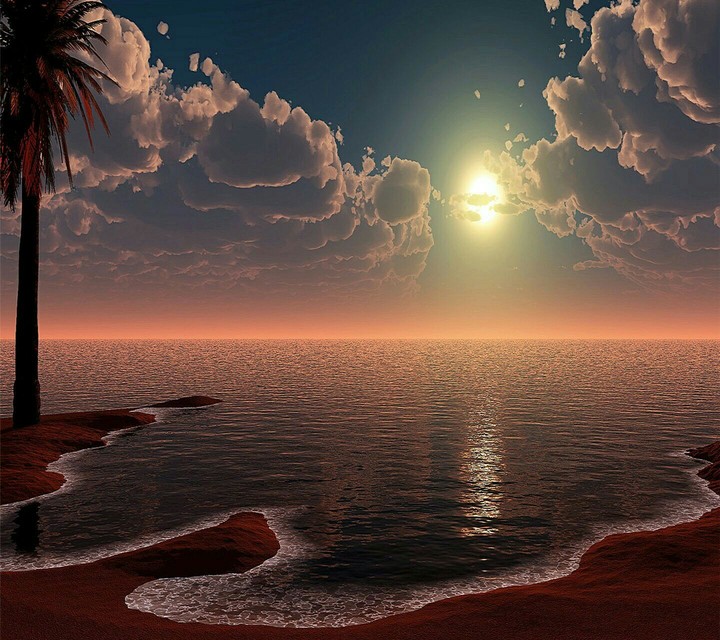 Sunset at Sea