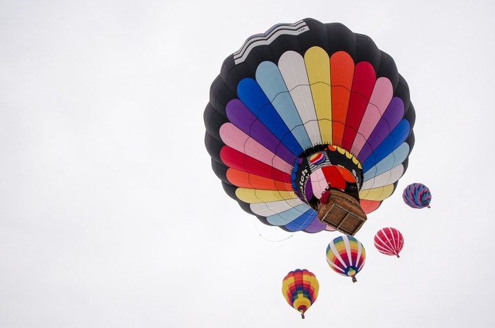 hot air balloons
