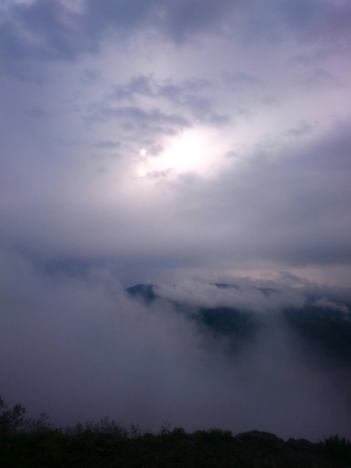 Cloudy mountain