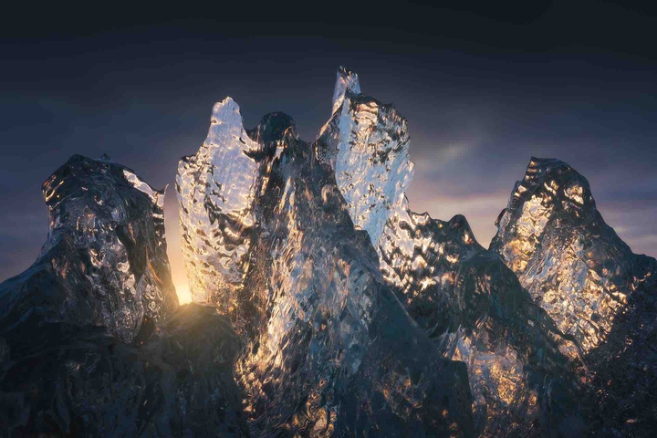 ice mountains