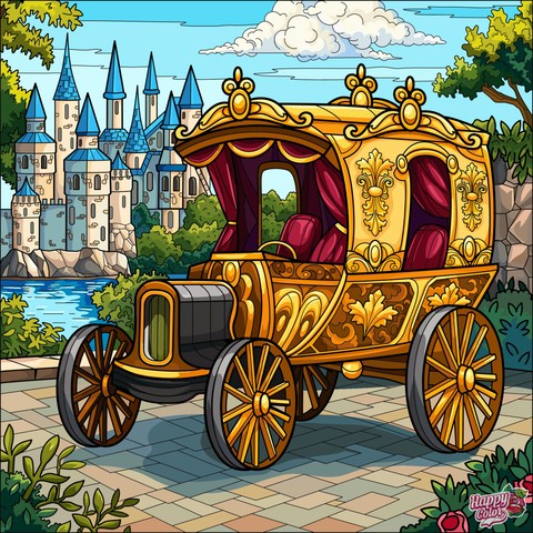 wagon, horse Hintergrundbilder