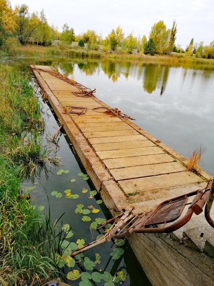 Chernobyl pond