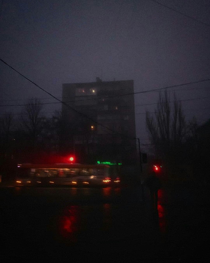 утренний город