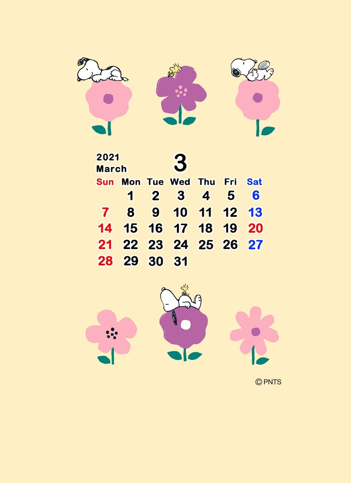 Spring flowers － Snoopy