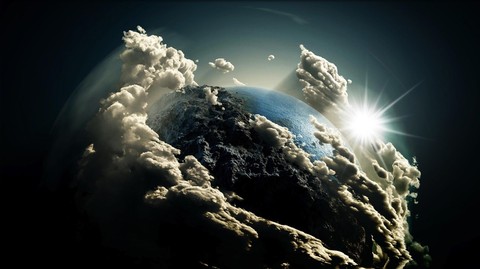 earth, cloud achtergronden