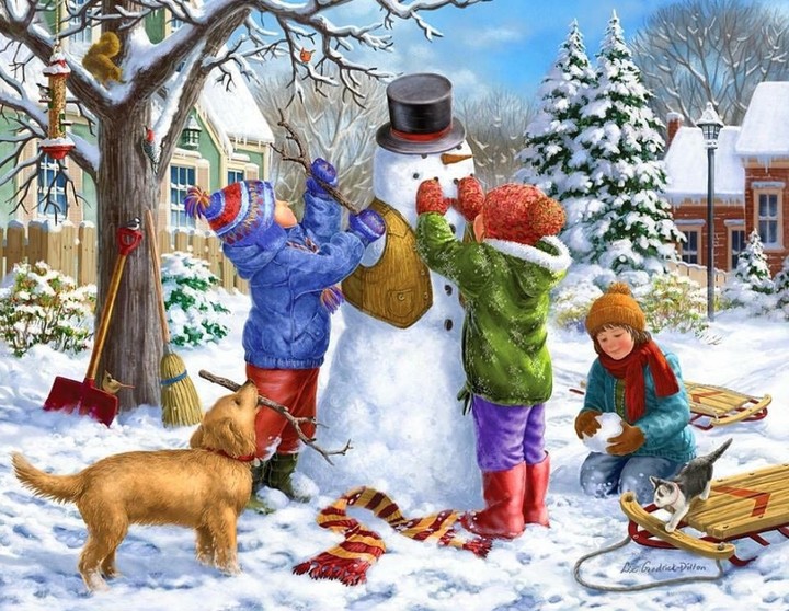 snowman ☃️children