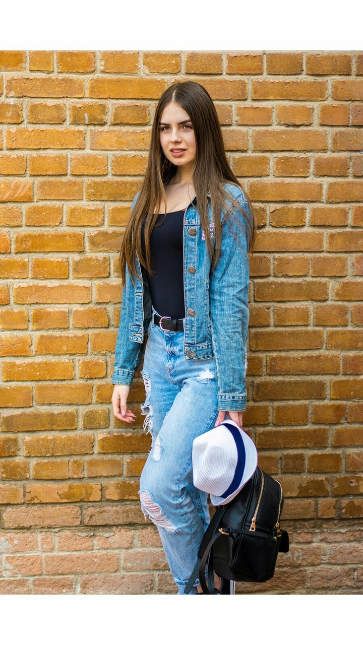 girl and wall