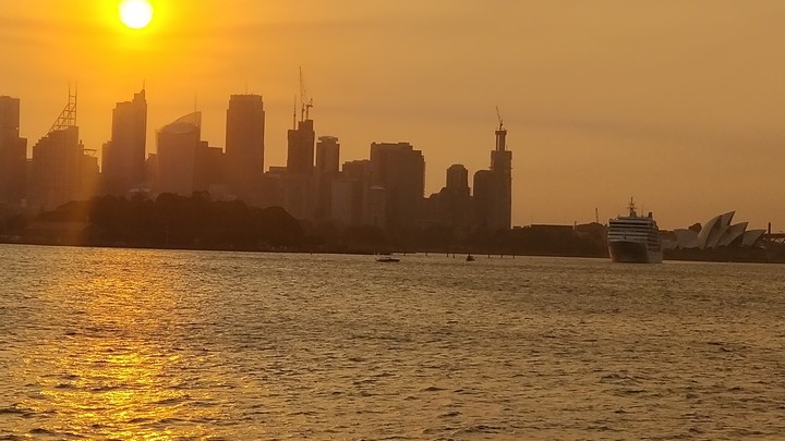 Opera in the sunset