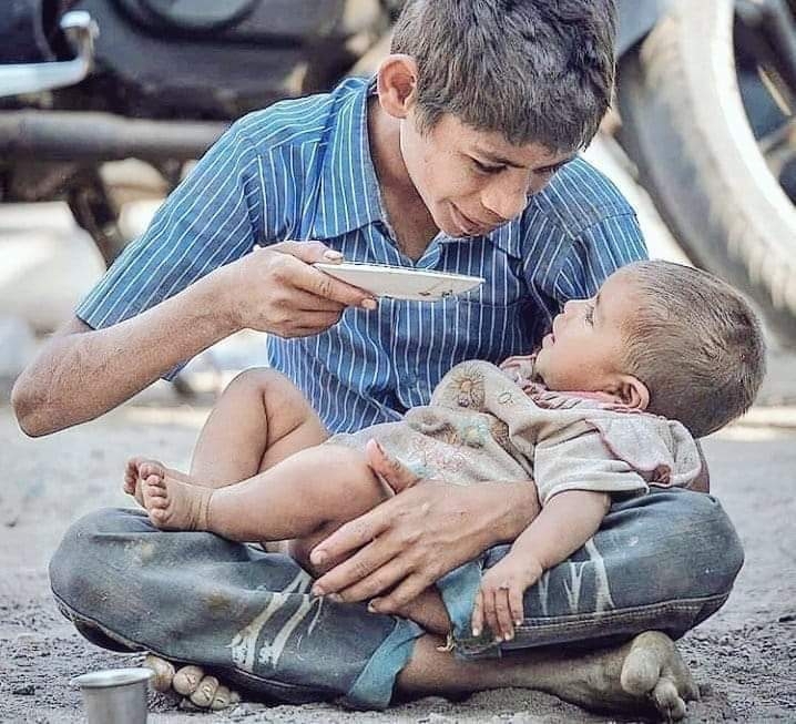 Poor child