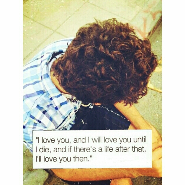 I love you.