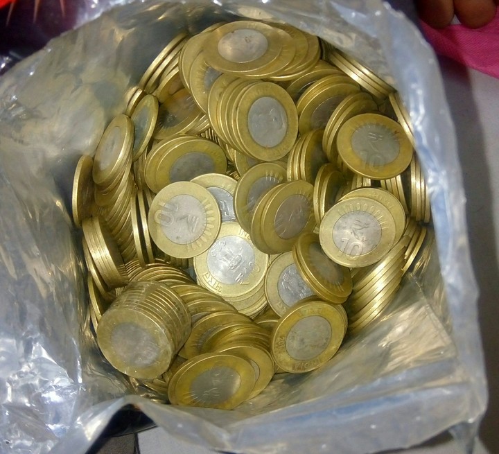 lots of coins
