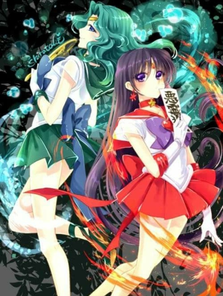 Neptune and mars