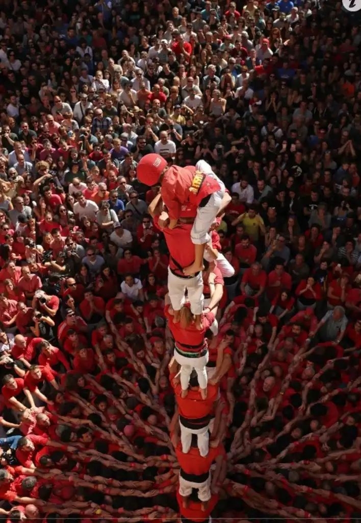 human tower