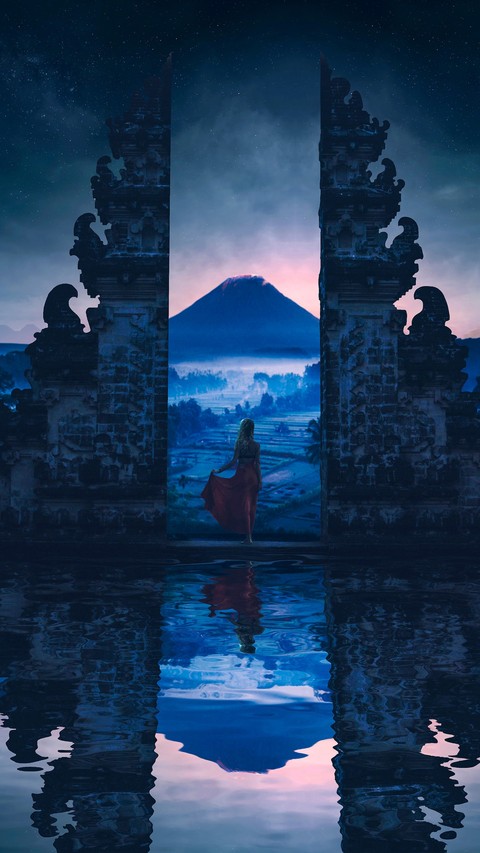 sfondi Pagoda, night