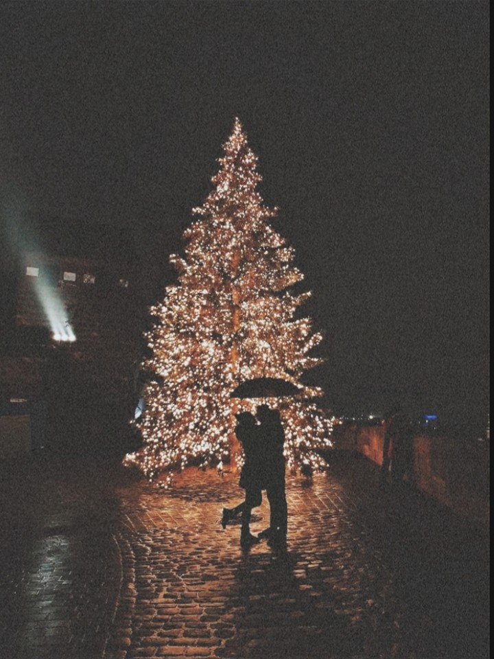 Christmas Tree Kiss