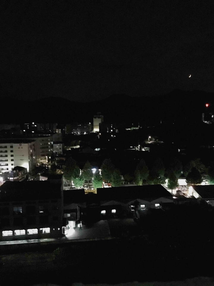 a beautiful moon