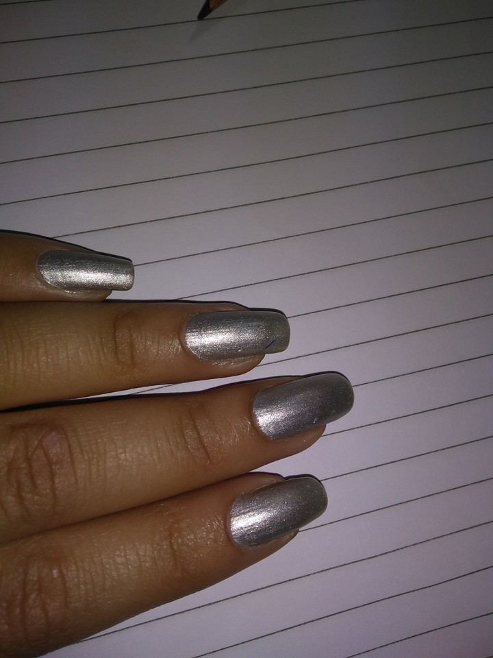 silver nails