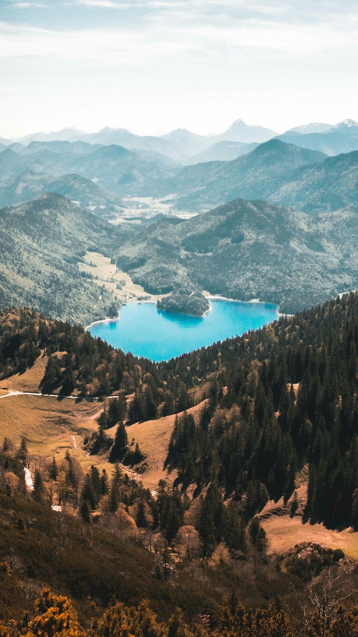 lake helicopter view