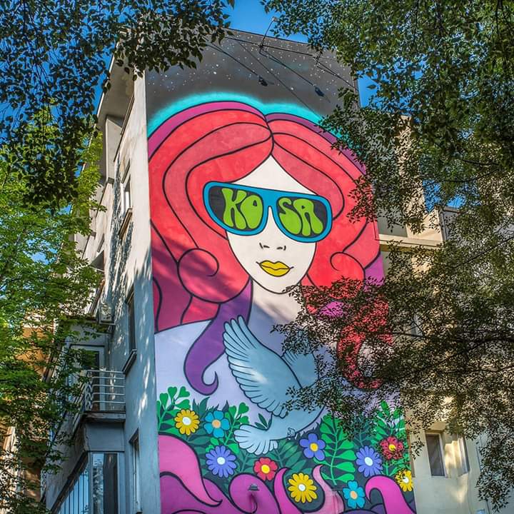 Mural in Belgrade
