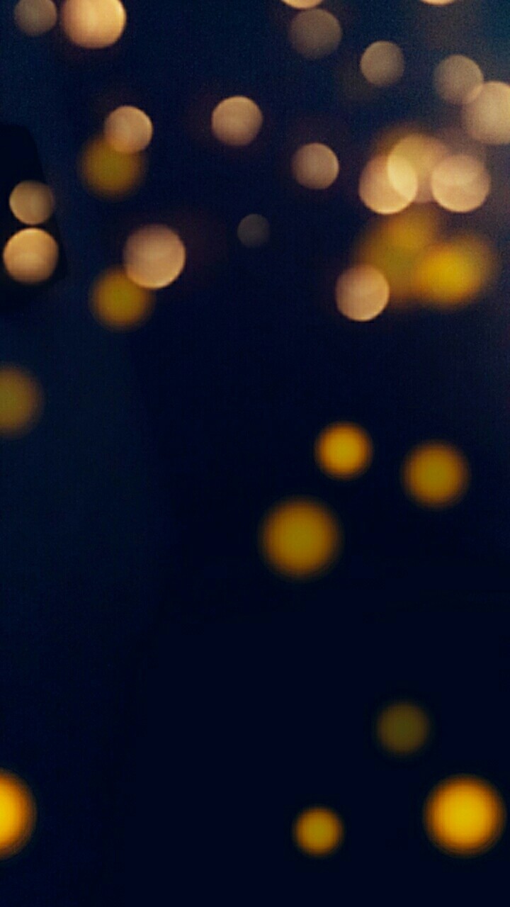 At night