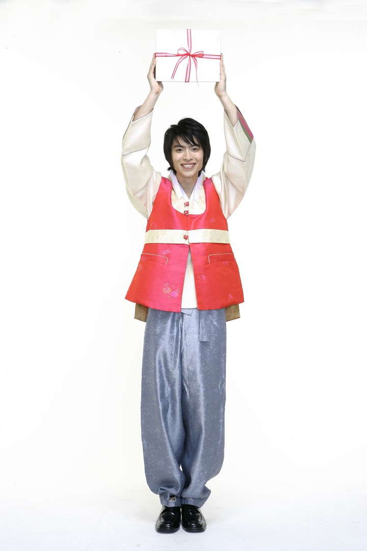 Couple in Korean Dress
