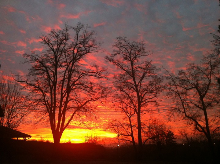 Red sky