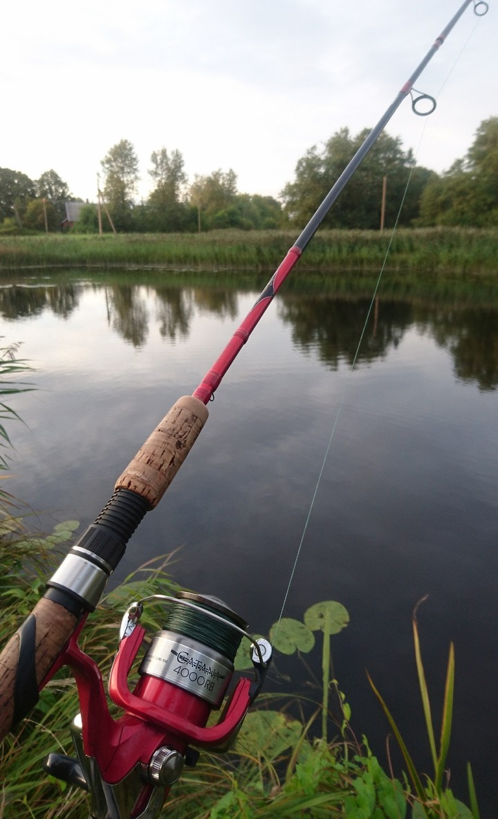 Fishing on river