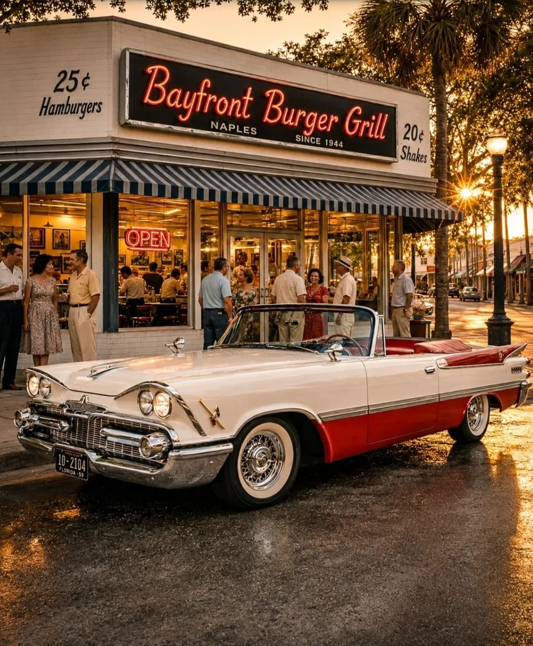 Restaurant, hardtop Hintergrundbilder