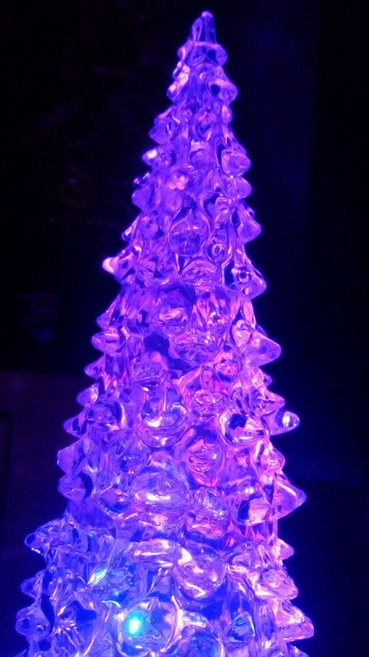 purple  christimas tree