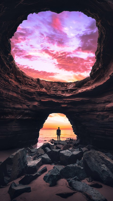 erosion, ocean वॉलपेपर