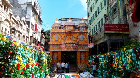 very good durga puja pandal