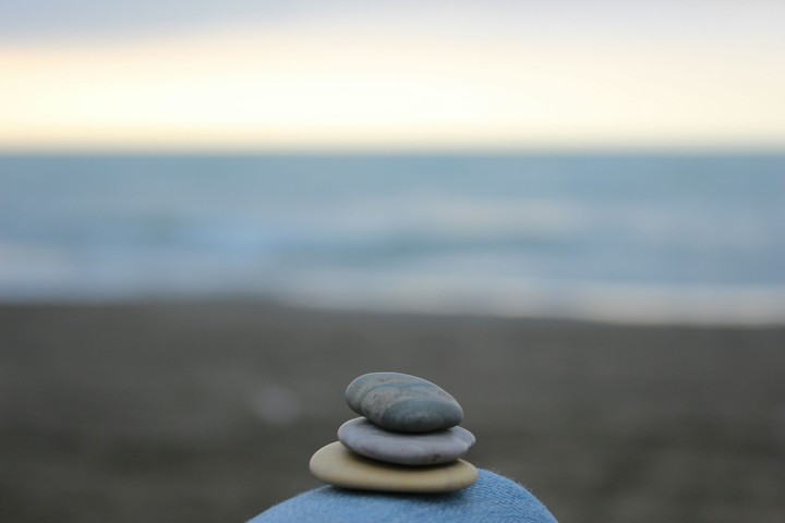 sea sky shore ocean morning calm