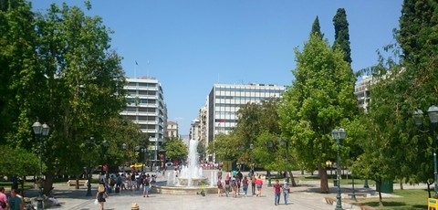 SYDAGMA SQUARE, ATHENS, AUGUST 2019