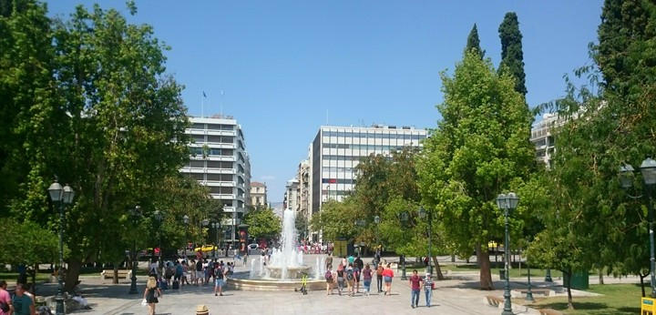 SYDAGMA SQUARE, ATHENS, AUGUST 2019