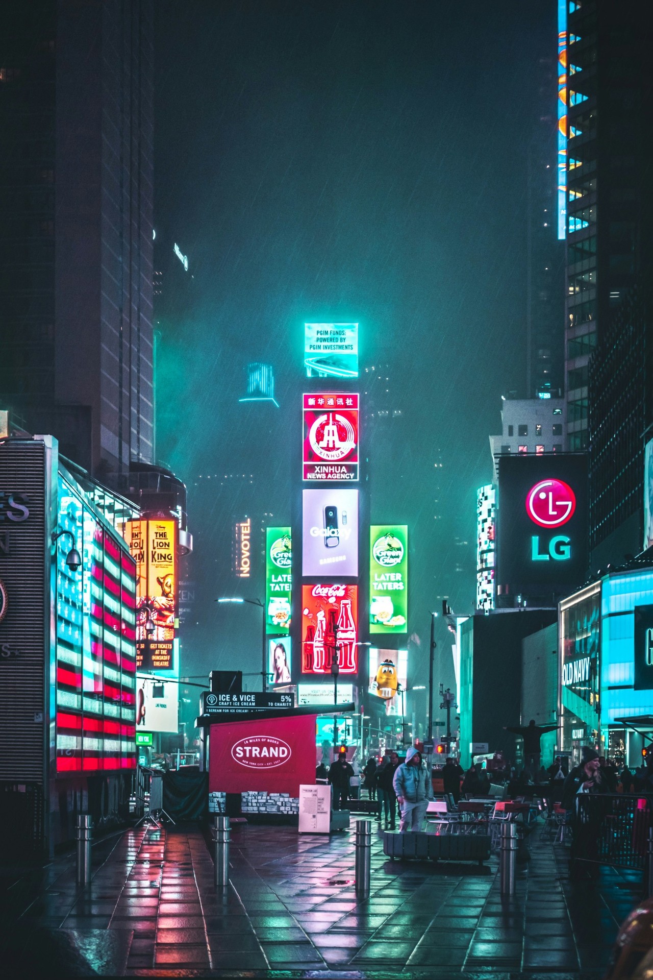 sfondi neon, infrastructure
