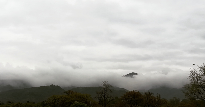Mountains and clouds
